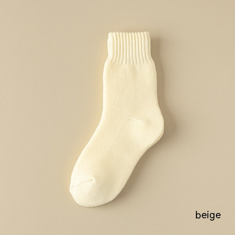 Children’s Winter Fleece Socks – Thick Warm Wool Style