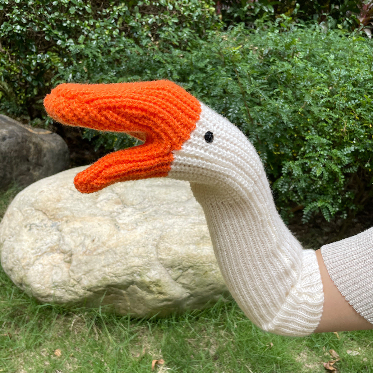 Unisex Knitted Wool Mittens – Cold-Proof Winter Gloves