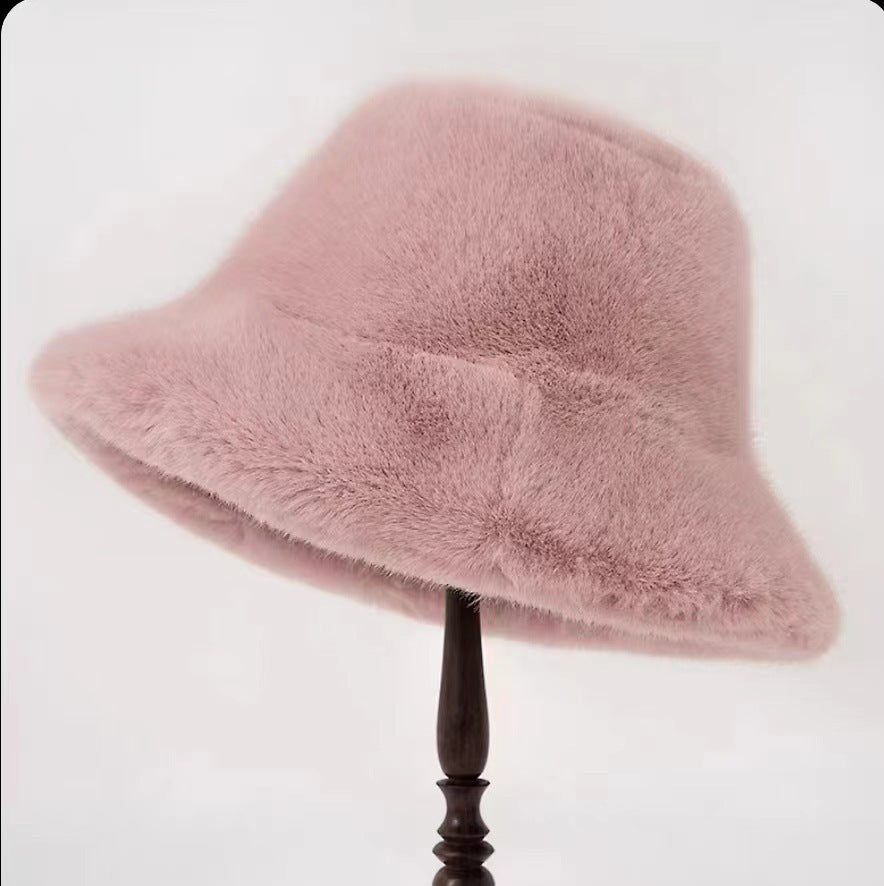 Women’s Plush Wool Beret – Waterproof Autumn & Winter Retro Hat
