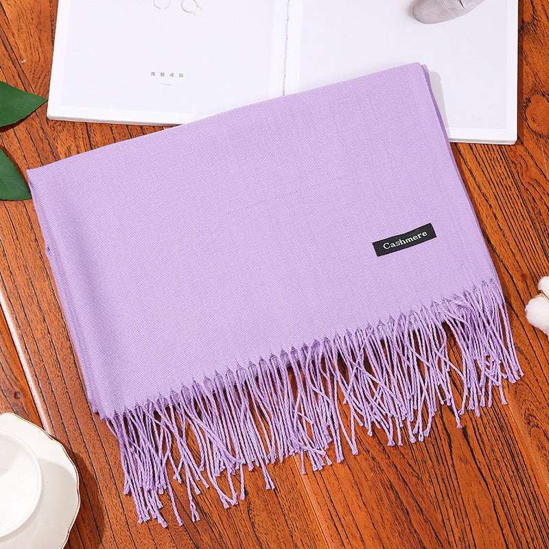 Classic Solid Color Shawl – Soft Touch Scarf in 25 Designer Shades
