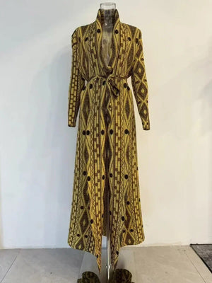 Statement Pleated Open Abaya — design and styling view 18