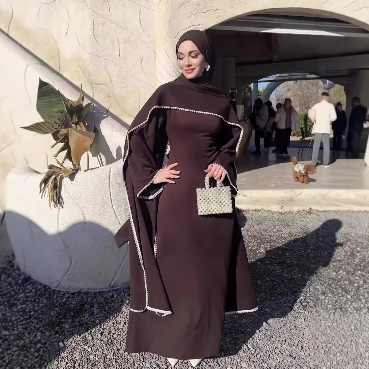 Beaded Maxi Dress & Hijab Set — product image 2 | HIA