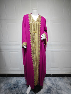 Ornate Gold-Trim Abaya Set — product image 9 | HIA
