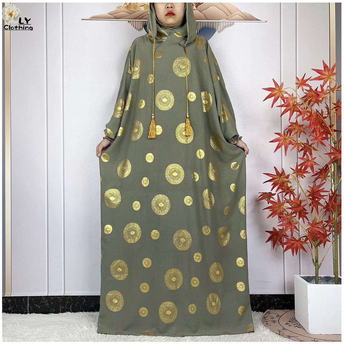 Printed Hooded Prayer Dress | HIA