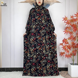 Patterned Hooded Prayer Dress in Print 03 — HIA