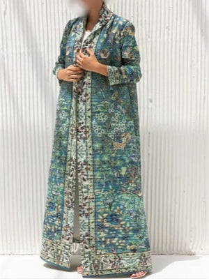 Pleated Open Abaya — design and styling view 10