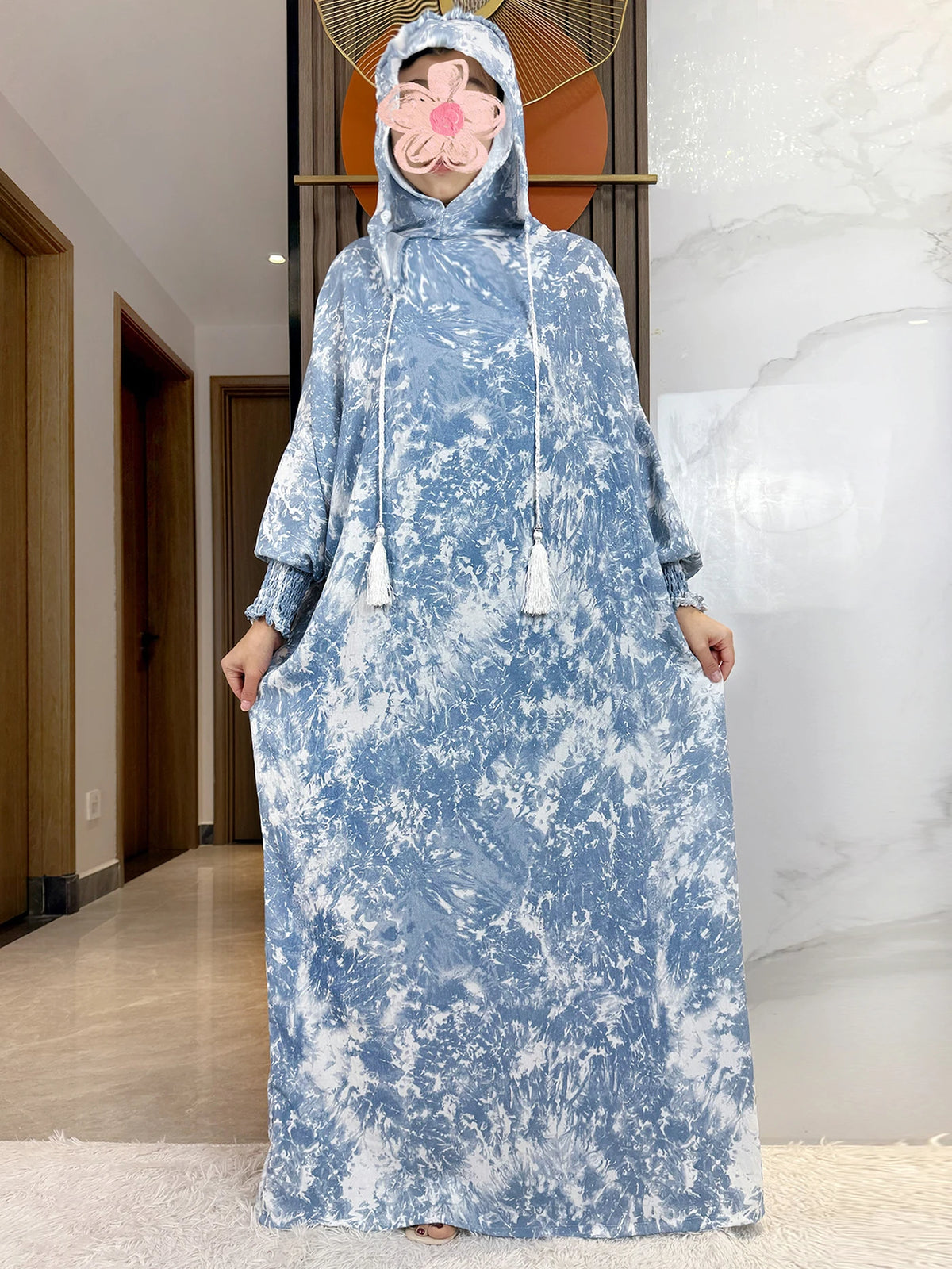 Tie-Dye Hooded Prayer Dress | HIA