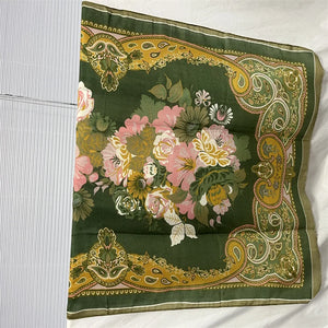 HIA Floral Paisley Satin Scarf — product view 6; scarf only