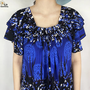 Ornamental Print Dress & Scarf Set | HIA