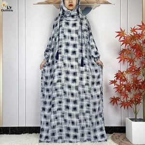 Patterned Hooded Prayer Dress in Print 05 — HIA