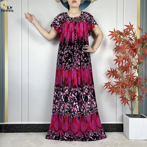 Ornamental Print Dress & Scarf Set | HIA