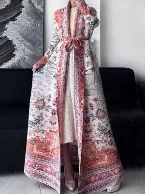 Statement Pleated Open Abaya — design and styling view 3
