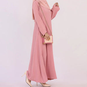 HIA Essential Long-Sleeve Abaya — White