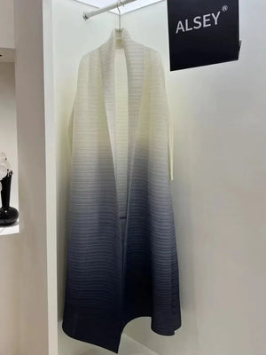 Statement Pleated Open Abaya — design and styling view 13