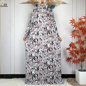Patterned Hooded Prayer Dress in Print 02 — HIA