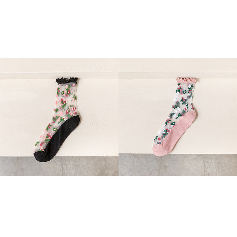 Women’s Fashion Personality Crystal Glass Stockings