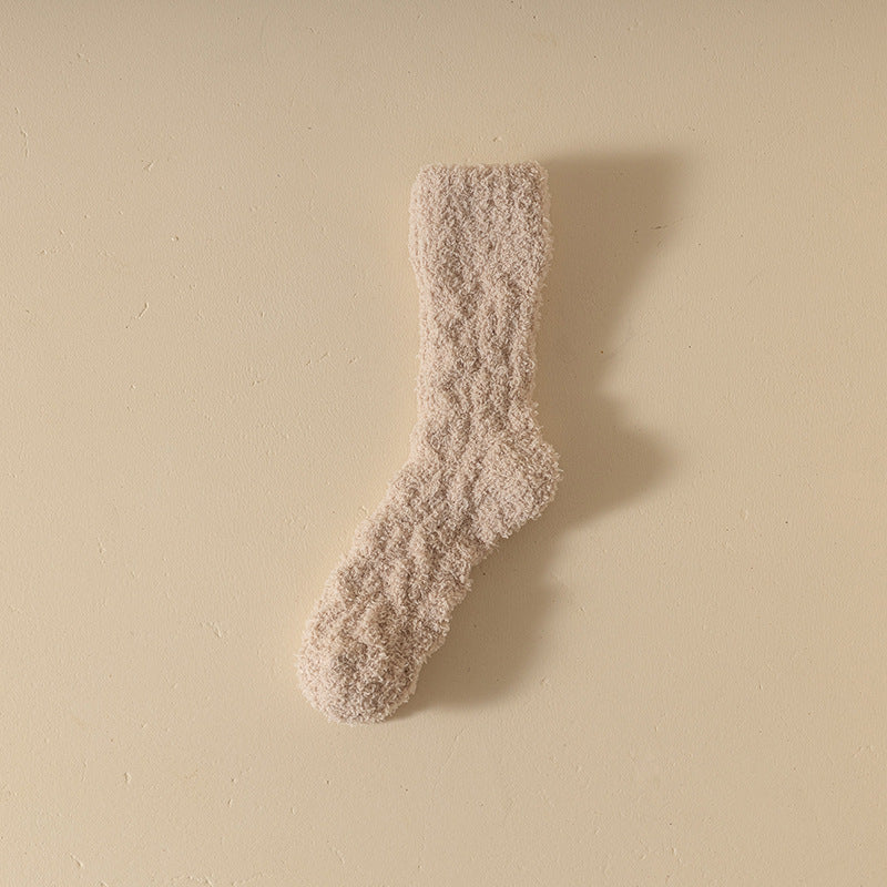 Women’s Coral Fleece Winter Socks – Thick & Cozy