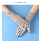 Lightweight Breathable Lace Sun Protection Gloves – Elegant Women’s UV Gloves