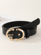 Exquisite Snap Button Waist Belt – Minimalist Fashion Belt for Women (105cm)