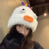 Women’s Plush Winter Hat – Cute Fleece-Lined Ear Protection