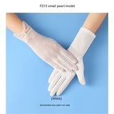 Lightweight Breathable Lace Sun Protection Gloves – Elegant Women’s UV Gloves
