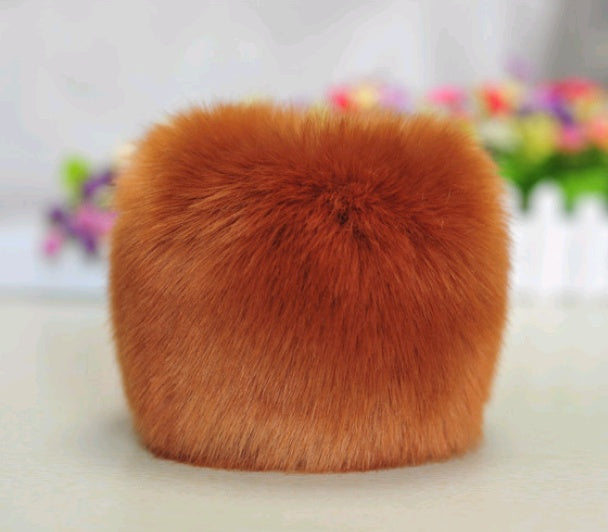 Women’s Faux Fur Cuff Sleeves – Warm Windproof Wristbands