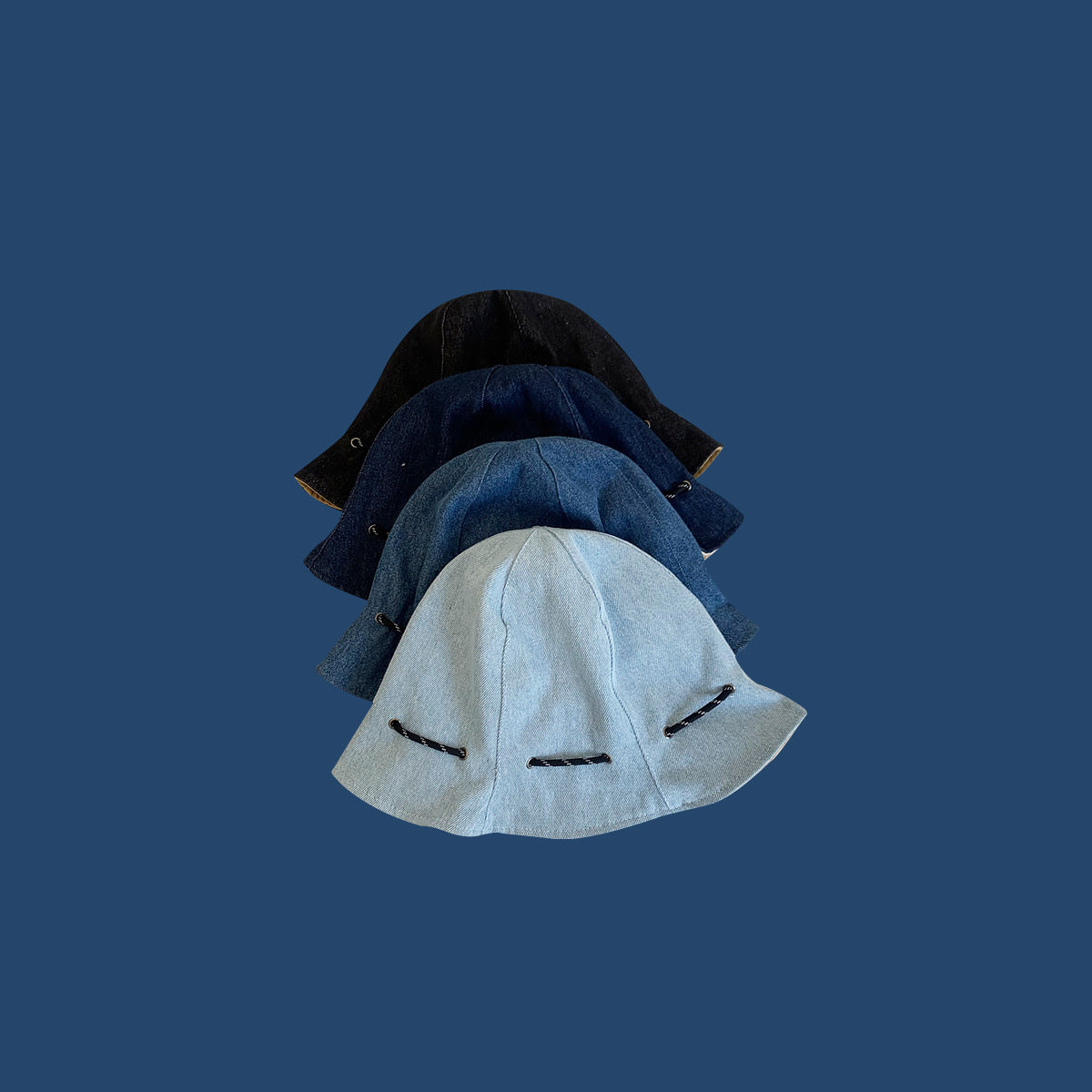 Reversible Denim Fisherman Hat – Wide Brim Sunshade