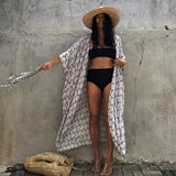 Women’s Resort Beach Cover Up – Lightweight Sun Protection Kimono