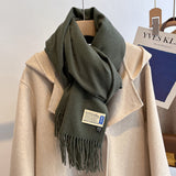 Oversized Brushed Scarf – Soft Woven Shawl in 39 Elegant Colors