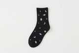 Women’s Cosmic Starry Crew Socks – Cotton Comfort