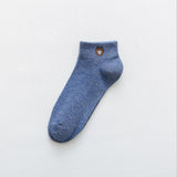 Women’s Simple Bear Ankle Socks – Casual Fashion Style