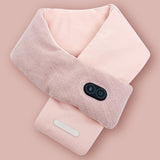 USB Heated Massage Scarf – 3-Level Washable Electric Neck Warmer