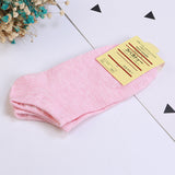Solid Color Cotton Ankle Socks – Women’s Everyday Style