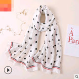 Floral Printed Silk-Look Scarf – Elegant Lightweight Shawl for All Seasons