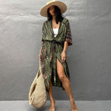 Women’s Resort Beach Cover Up – Lightweight Sun Protection Kimono