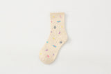 Women’s Cosmic Starry Crew Socks – Cotton Comfort