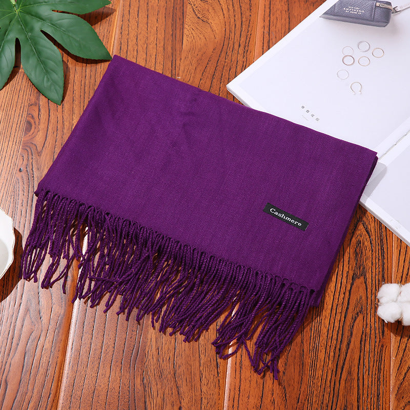 Classic Solid Color Shawl – Soft Touch Scarf in 25 Designer Shades