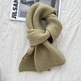 Soft Knit Wool Scarf – Cozy Winter Wrap in 18 Colors