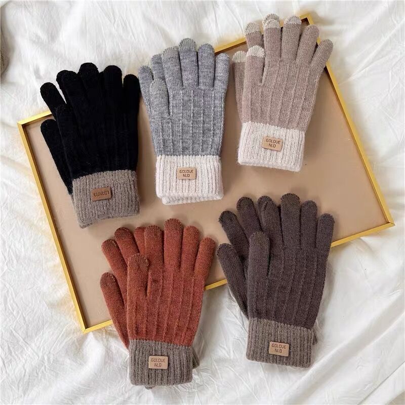 Women’s Wool Lined Touch Screen Gloves – Warm Winter Casual Style