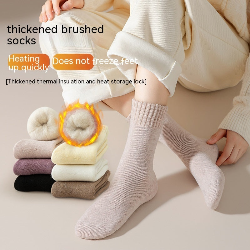 Children’s Winter Fleece Socks – Thick Warm Wool Style