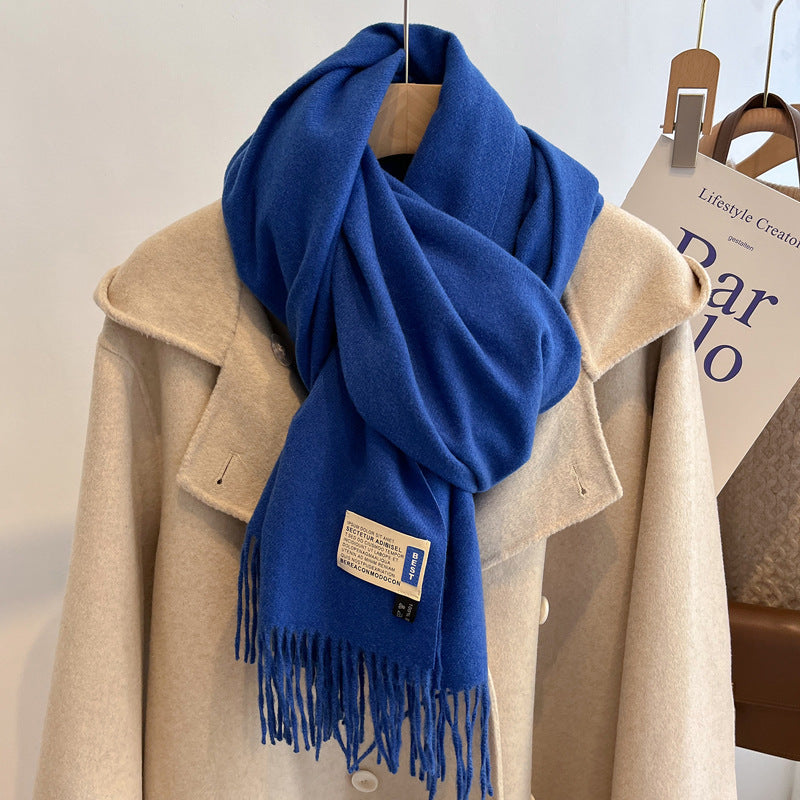 Oversized Brushed Scarf – Soft Woven Shawl in 39 Elegant Colors