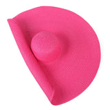Women’s Oversized Beach Hat – 25CM Wide Brim Straw Sun Hat