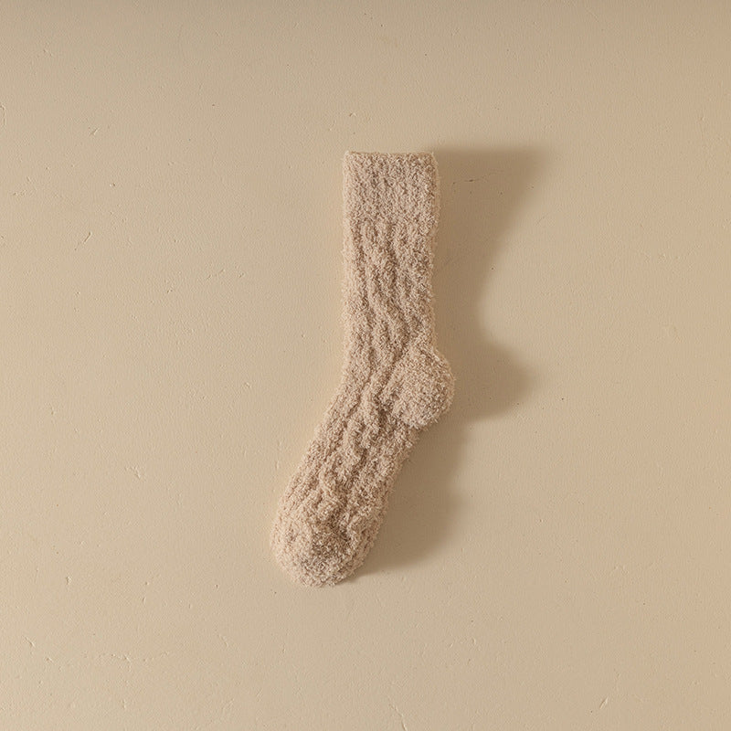 Women’s Coral Fleece Winter Socks – Thick & Cozy