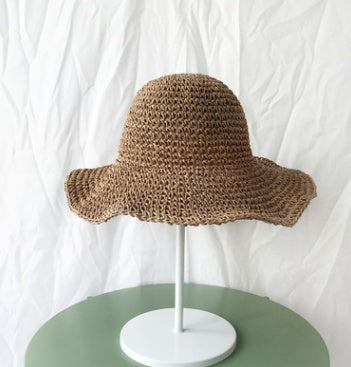 Women’s Foldable Straw Sun Hat – Wide Brim Beach Hat
