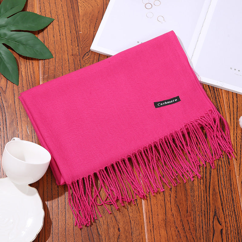 Classic Solid Color Shawl – Soft Touch Scarf in 25 Designer Shades