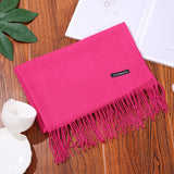 Classic Solid Color Shawl – Soft Touch Scarf in 25 Designer Shades