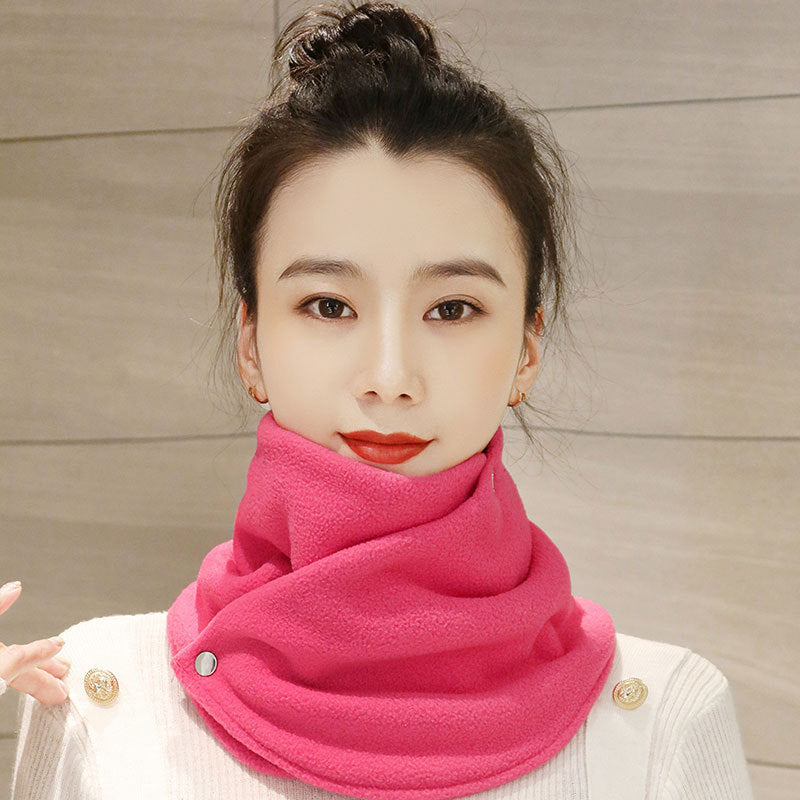 Plush Fleece Neck Scarf – Soft & Stylish Winter Wrap for Women
