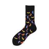 Creative Food Print Cotton Crew Socks – Unisex Fun Style