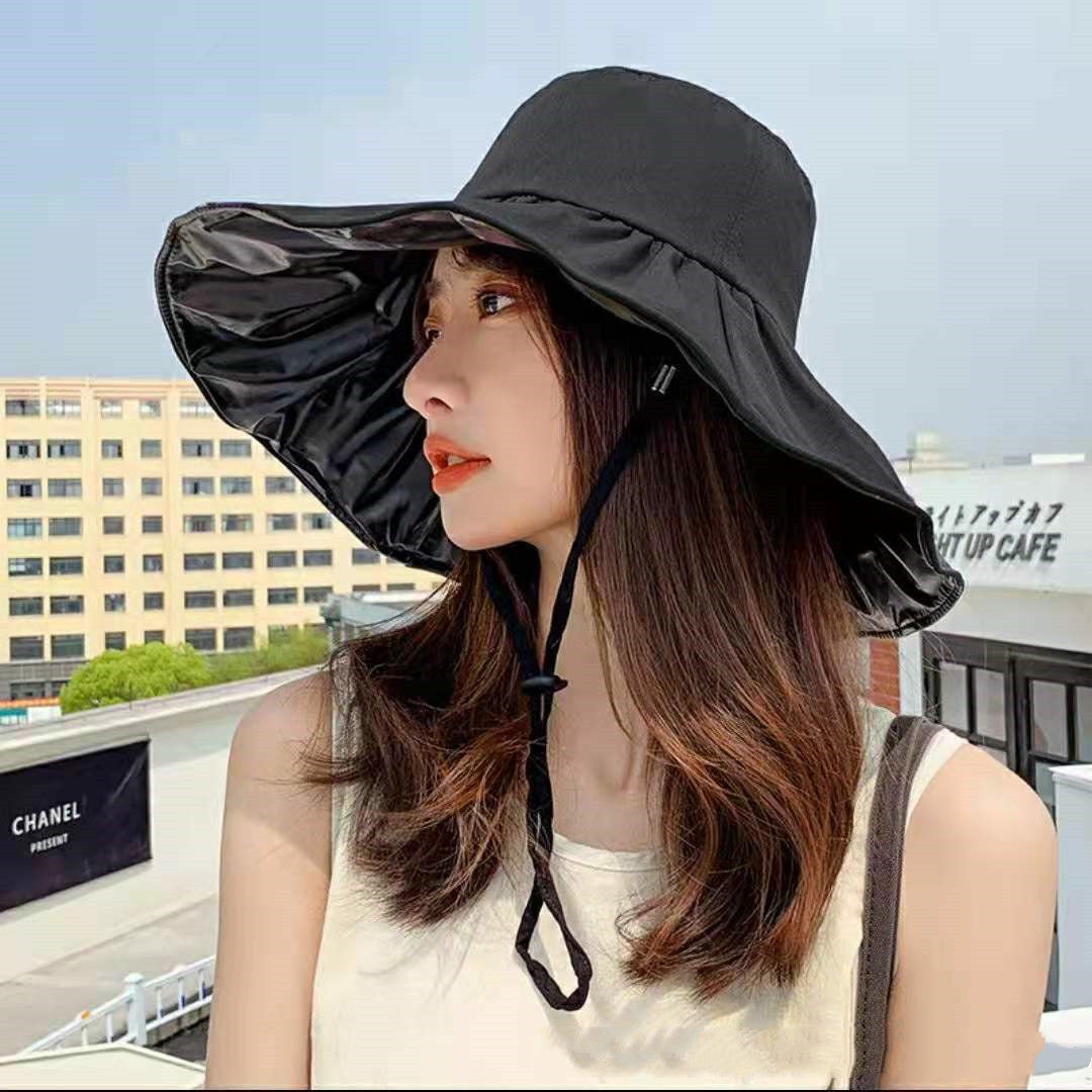 Women’s UV Protection Sun Hat – Wide Brim Korean Style