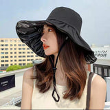 Women’s UV Protection Sun Hat – Wide Brim Korean Style